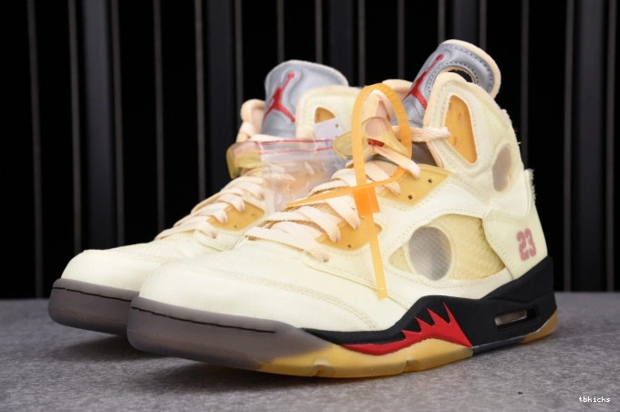 Reps TBK Retro DH8565-100 OFF-WHITE Sail Jordan 5 0825